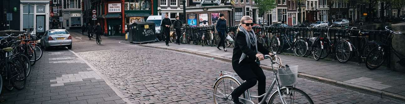 Cycling in Amsterdam