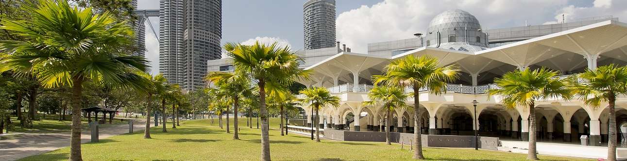 Visit the Kuala Lumpur City Centre in Malaysia