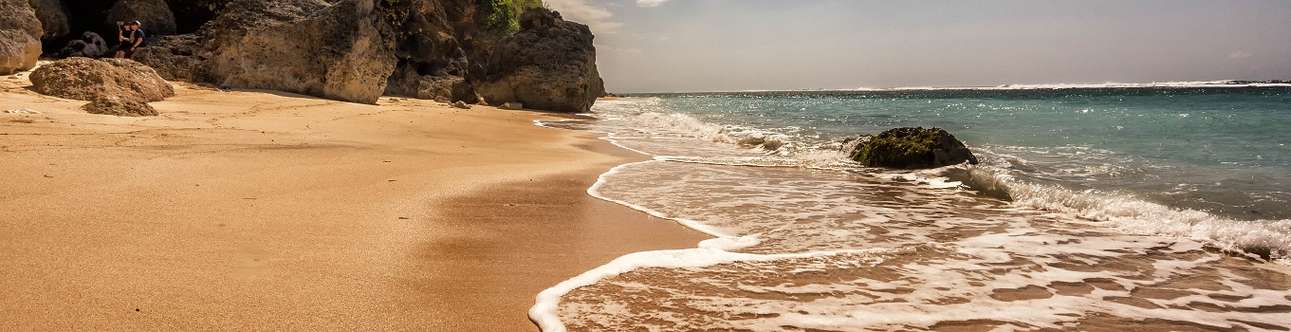 The mesmerizing view of the Pandawa Beach in Bali