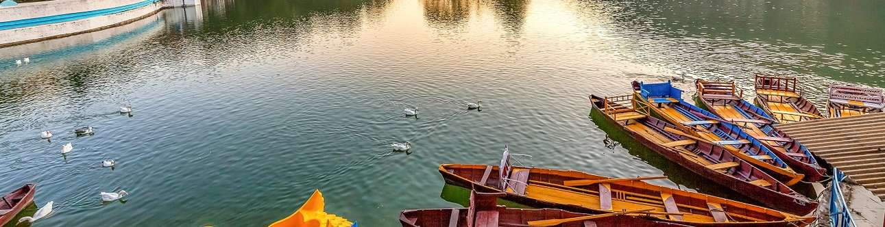 Boating Bhimtal Lake
