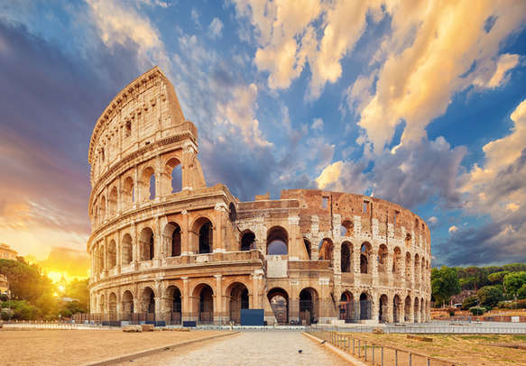  Get to Roman Colosseum, the largest amphitheater ever built