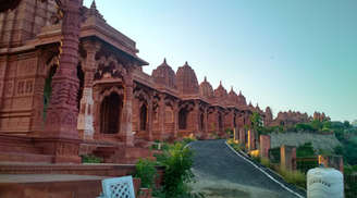 The famous Nareli Jain Temple