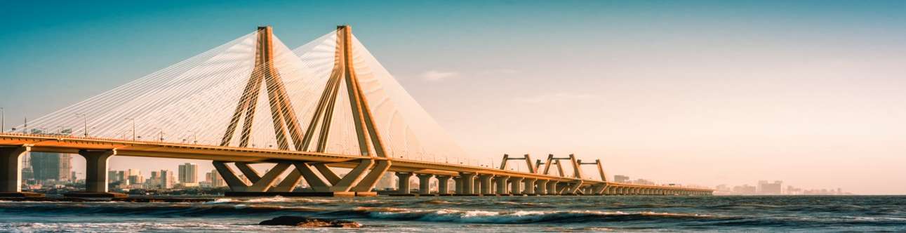 Visit the Bandra Worli Sea Link in Mumbai