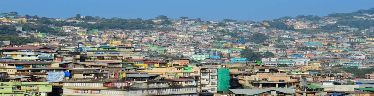 View of the beautiful Kalimpong City