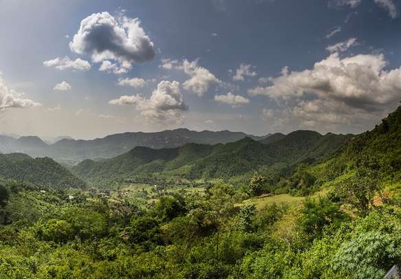 Amazing view of landscapes of Araku Valley, Visakhapatnam