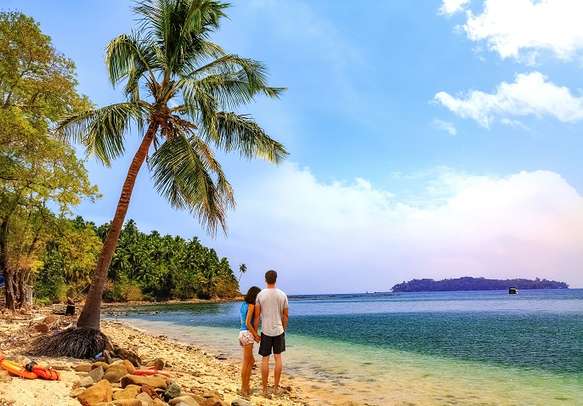 Enjoy a romantic moment at scenic North Bay Island sea beach at Andaman and Nicobar islands