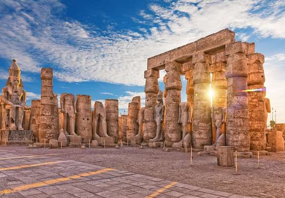 Visit the famous Luxor Temple