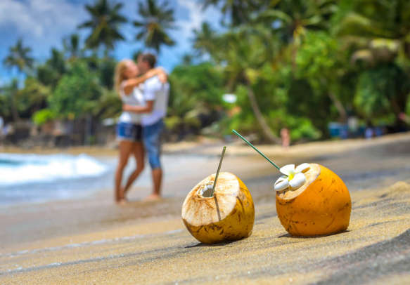 Enjoy spending exclusive time with your partner at the beautiful Bentota Beach