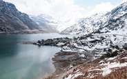 Enjoy the beautiful views of the Tsomgo Lake in Sikkim