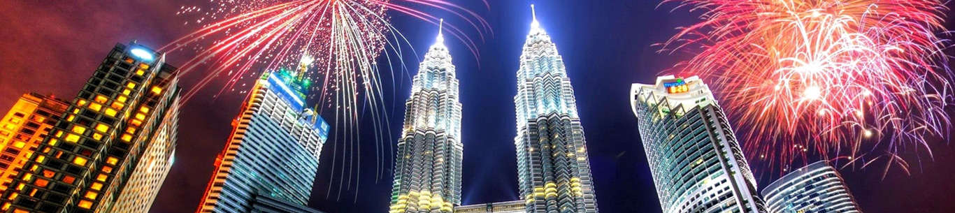 The beautiful skyline of Kuala Lumpur will leave you enchanted
