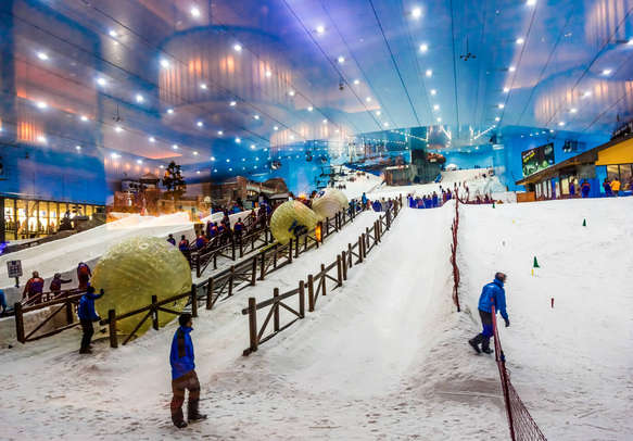 Indulge in various adventure activities at Ski Dubai Snow Park in Dubai