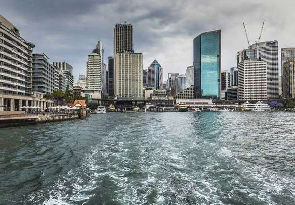 The Circular Quay at Sydney is one of Australia's major scenic attractions.