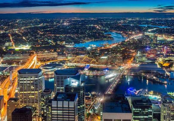 Enjoy the scenic views from the Sydney Tower Eye.
