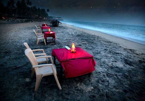 Romantic setting on a beach in Andaman