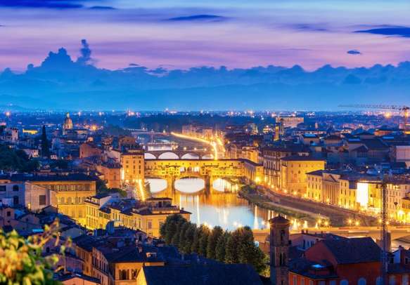 Indulge in the magical beauty of Florence after sunset