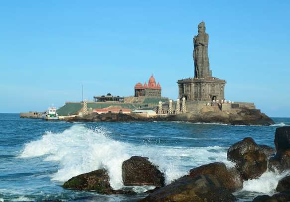 The Vivekananda Rock Memorial is a sight to behold on this tour package.	