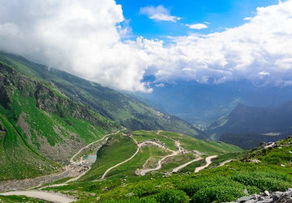 Alluring Rohtang Paas landscape
