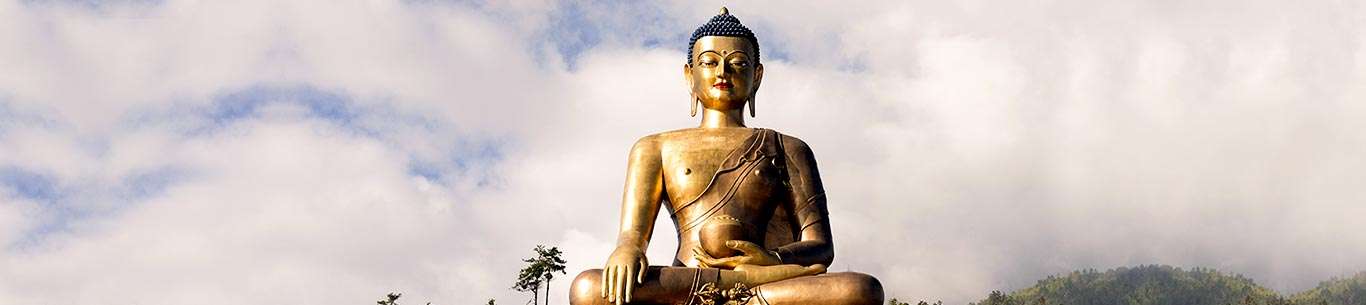The towering Buddha statue in Thimphu is one of the largest in the world