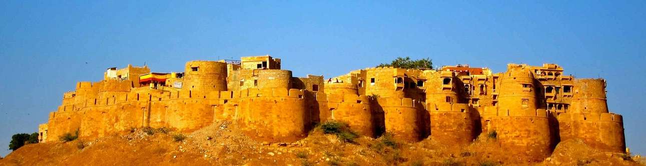 Glorious outside view of the Jaisalmer Fort