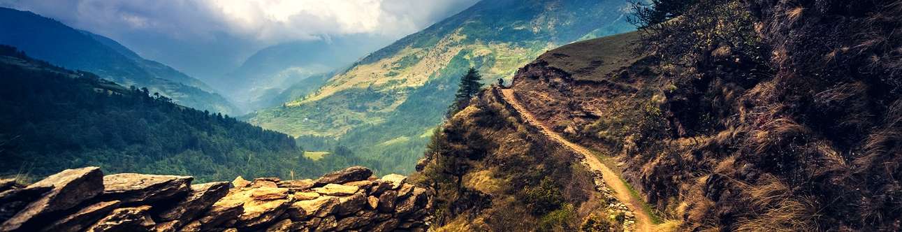 Beautiful hills of Shimla