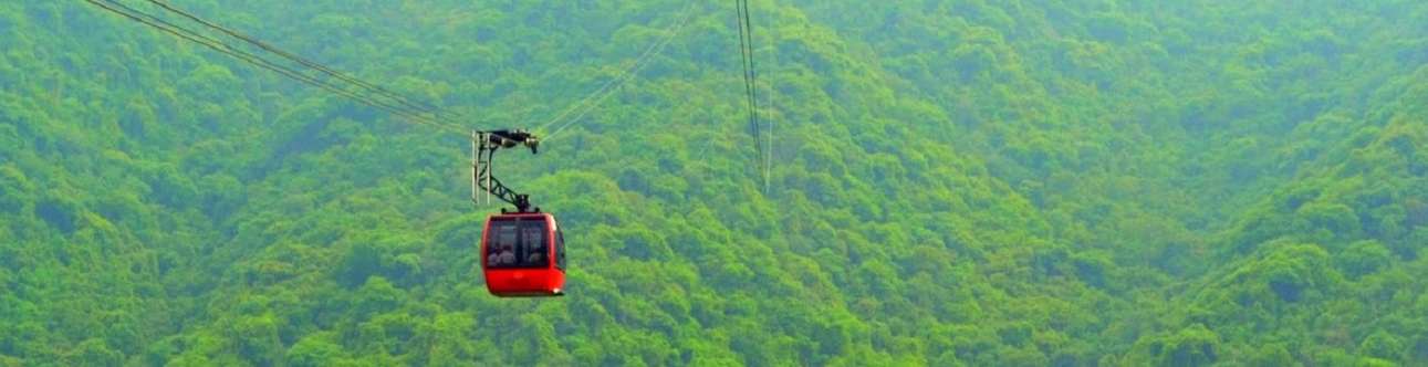 Take a delightful cable car ride at Timber Trail in Kasauli