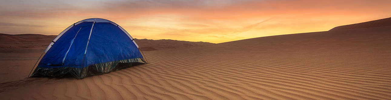 Night Camping in Arabian Desert