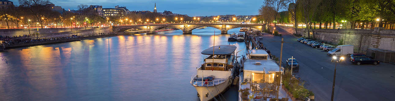 Enjoy a boat ride on the Seine