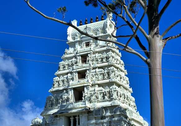 Outside view of Venkateswara temple
