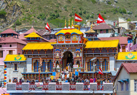 A temple in Badrinath	