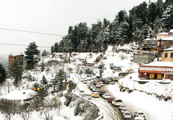 Snowfall in Shimla