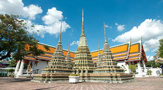 Witness temples in Bangkok