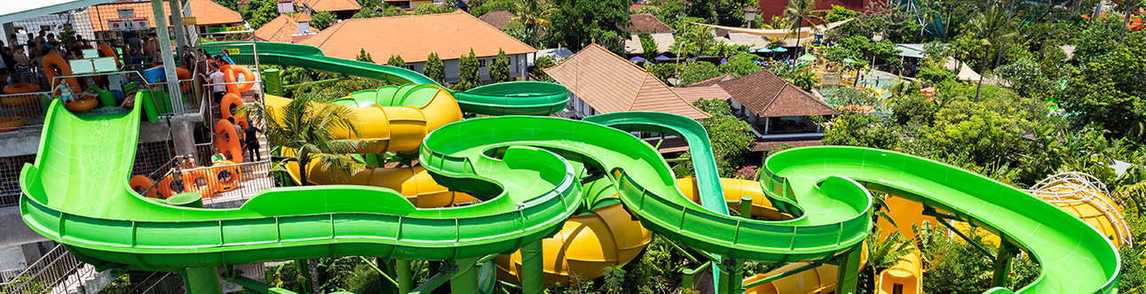 Waterbom rides in Bali