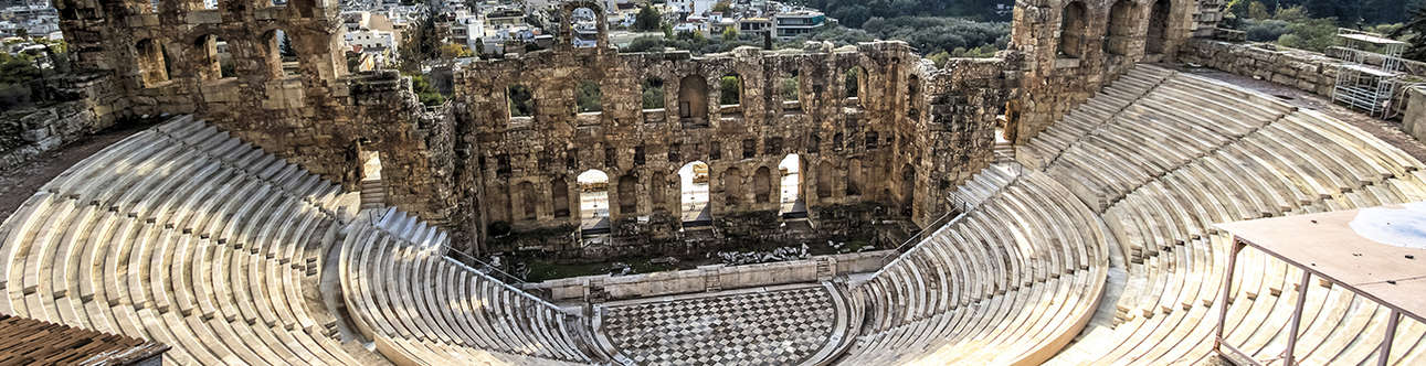 Odeon of Herodes Atticus In Athens