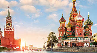 Explore the Red Square in Moscow