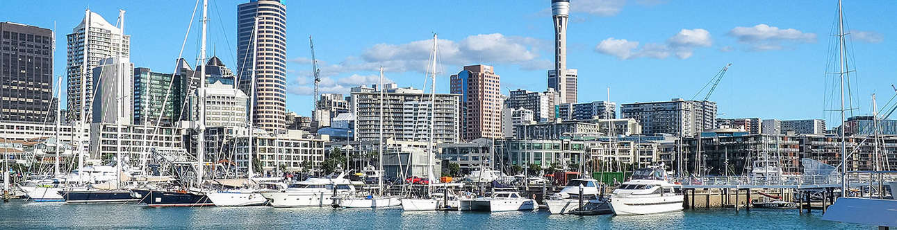 Enjoy the beautiful views of Auckland from Sky Tower