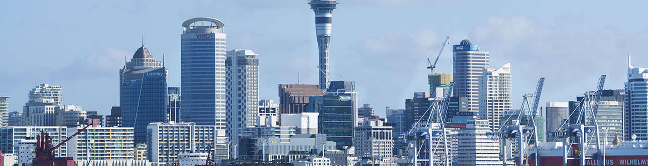 Enjoy the grand views of the Auckland skycity on this trip to New Zealand