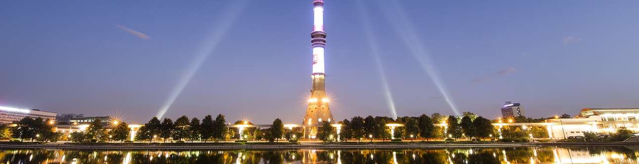 Ostankino tower in Moscow
