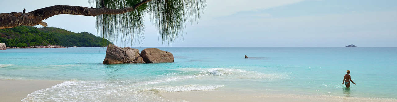 Visit the Anse Lazio in Seychelles
