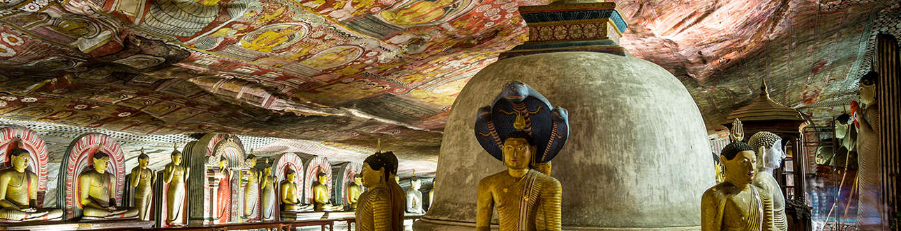 Visit The Dambullla Cave in Sri Lanka