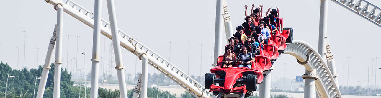 Formula Rossa Roller Coaster In Abu Dhabi