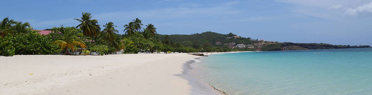 A view of grand anse beach in Seychelles