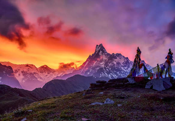 Stunning Mardi Himal Sunrise in Nepal