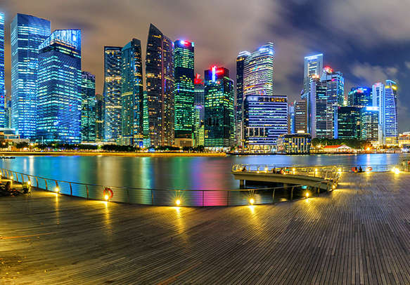 The incredible beauty of Singapore will welcome you
