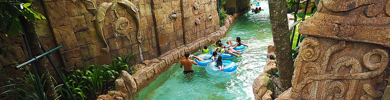 Visit the Adventure Cove Waterpark in Singapore