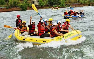 White water rafting in Rishikesh