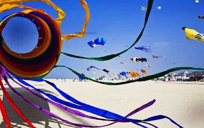 Kite festival at Rann of Kutch
