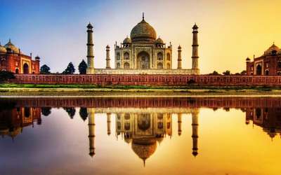 Symbol of Love - Taj Mahal in Agra