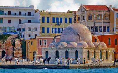 An ancient structure in Chania Town which is one of the best places to visit in Greece