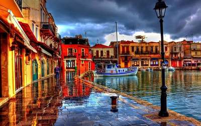 The beautiful town of Rethymno is one of the most popular tourist places in Greece