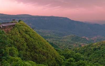 The top view of valley in Agumbe in Shimoga